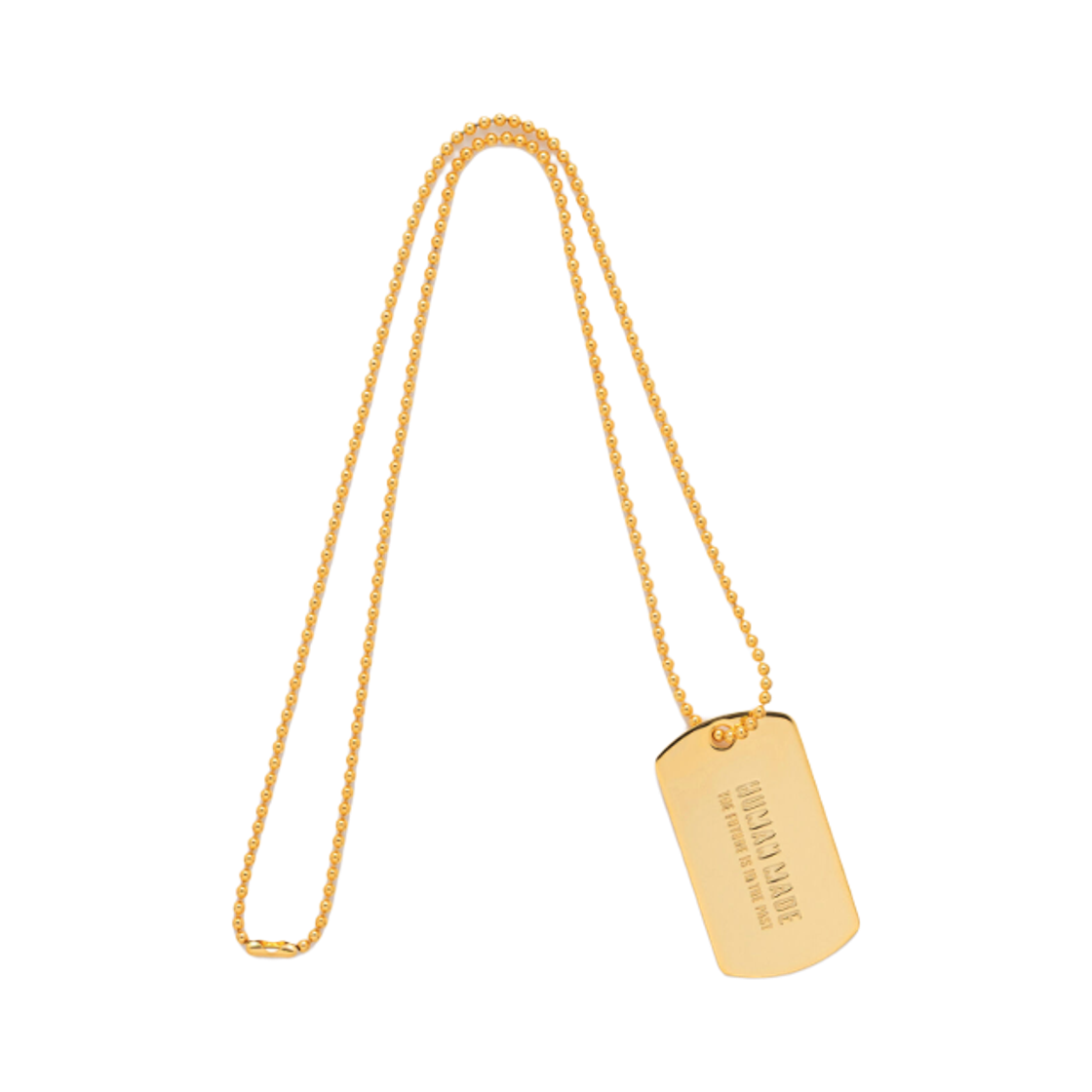 HM31GD086 Human Made Silver Necklace Gold