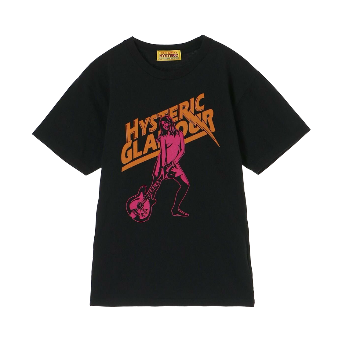 01261CT29 (W) Hysteric Glamour Hysteric Lightning T-Shirt Black