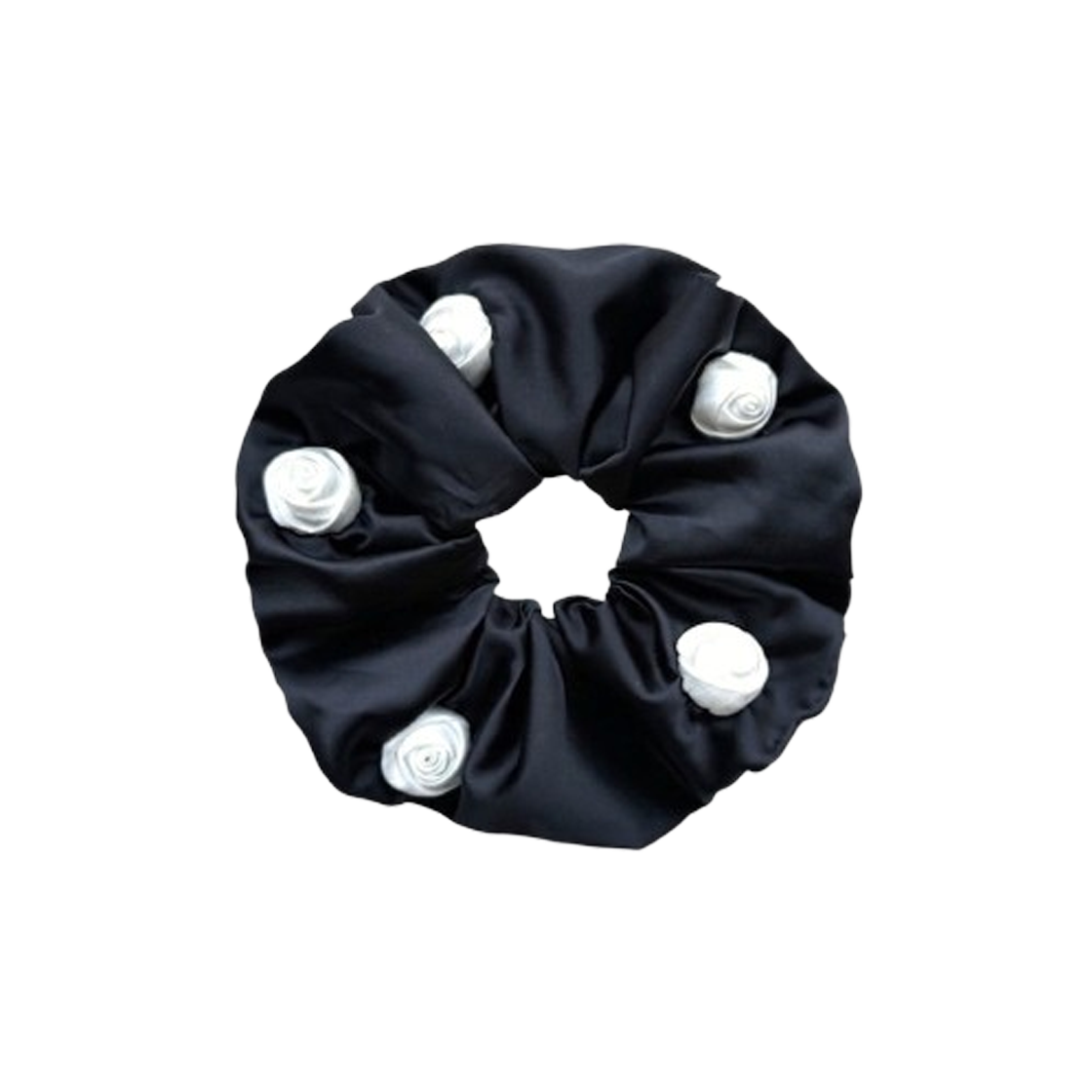 드니니 헤어 스크런치 화이트(DNINI Rosy hair scrunchie White)