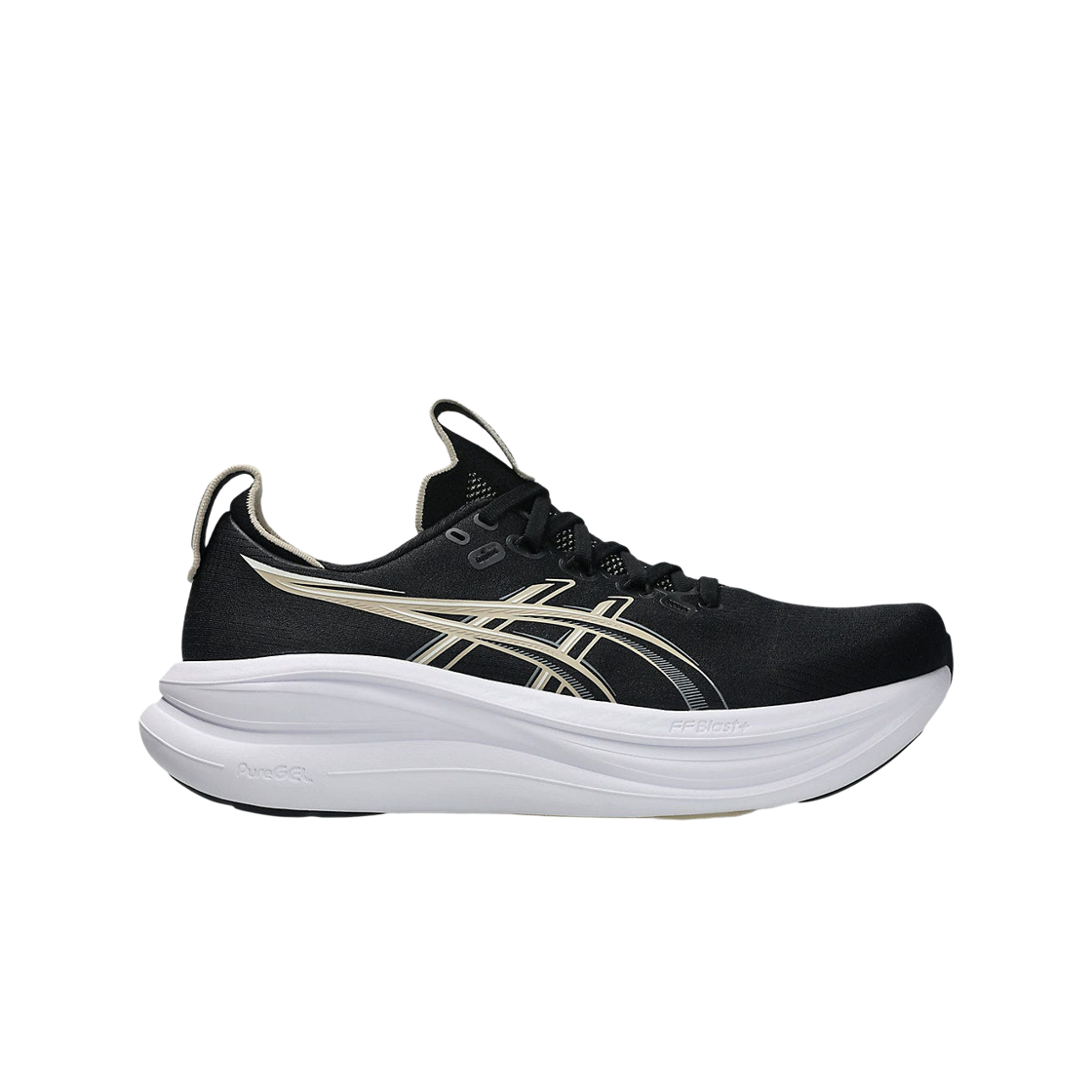 1011C145-002 Asics Gel-Nimbus 28 Black Feather Grey - 4E Extra Wide