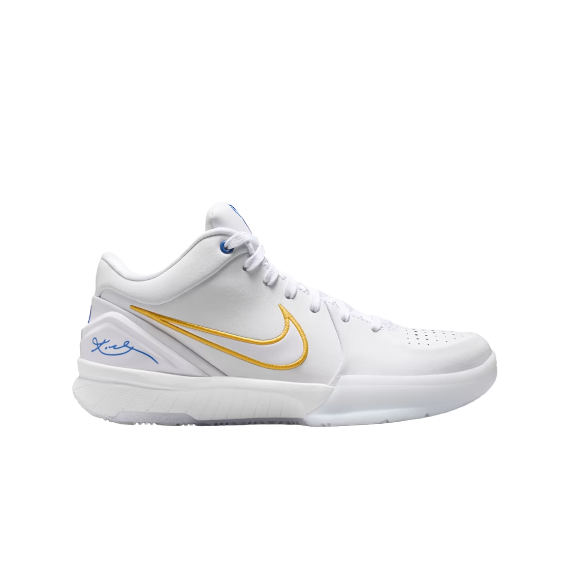 (GS) 나이키 코비 4 드래프트 팩 화이트 앤 글레이셔 블루((GS) Nike Kobe 4 Draft Pack White and Glacier Blue) - 1