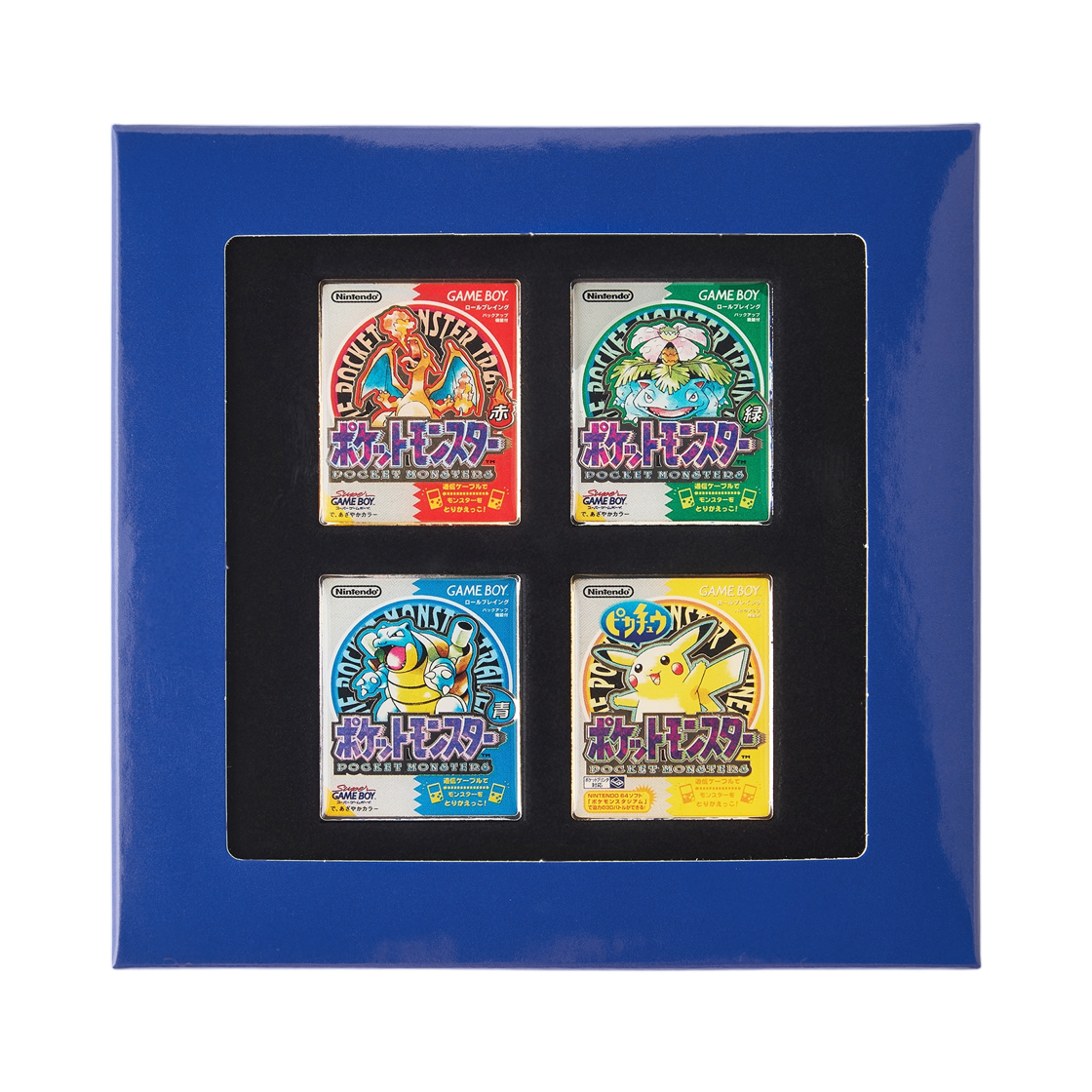 - Pokemon Center Package Pins Pokemon Red Green Blue And Pikachu