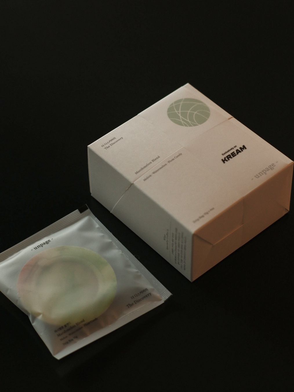 [KREAM 단독] unpage Marshmelon Blend Coffee Drip Bag 1box(4ea) 착용 스타일 - 2
