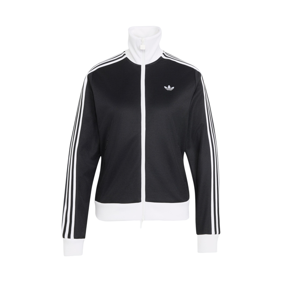 KV9560 (W) Adidas Classics Track Top Black White - KR Sizing