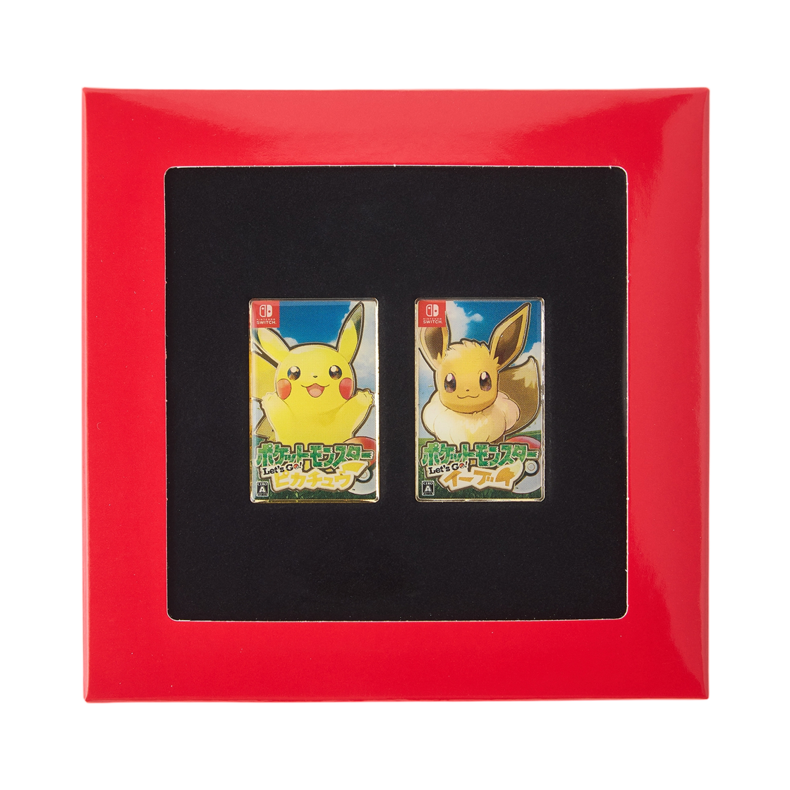 - Pokemon Center Package Pins Pokemon Let'S Go! Pikachu & Let'S Go! Eevee