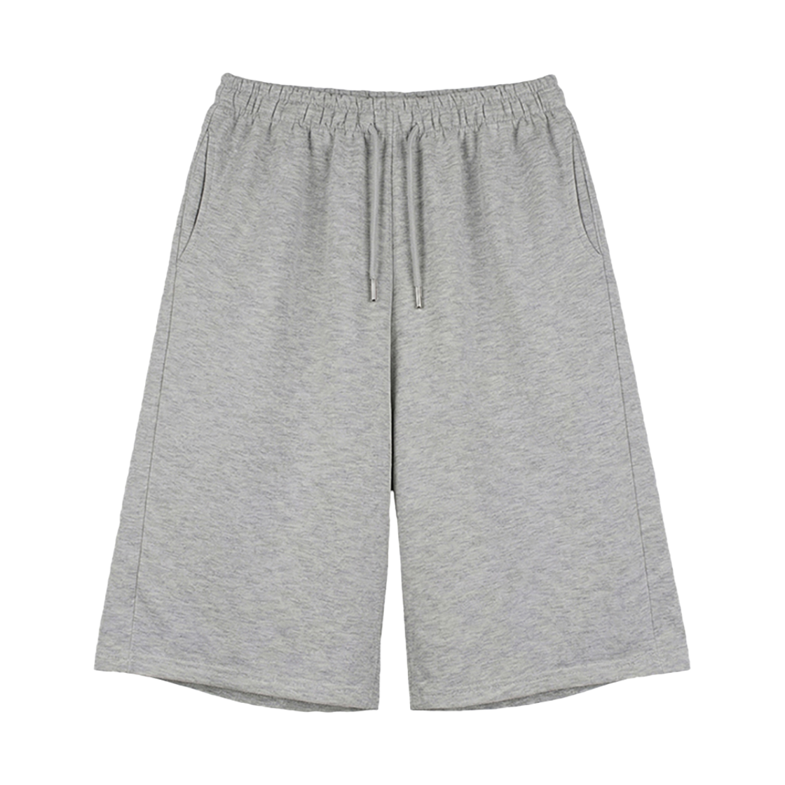 지크립 데일리 스트링 밴딩 버뮤다 스웻 쇼츠 반바지 그레이(GCLIP Daily String Elastic Bermuda Sweat Shorts Gray) - 1