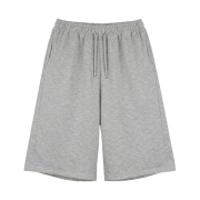 GCLIP Daily String Elastic Bermuda Sweat Shorts Gray