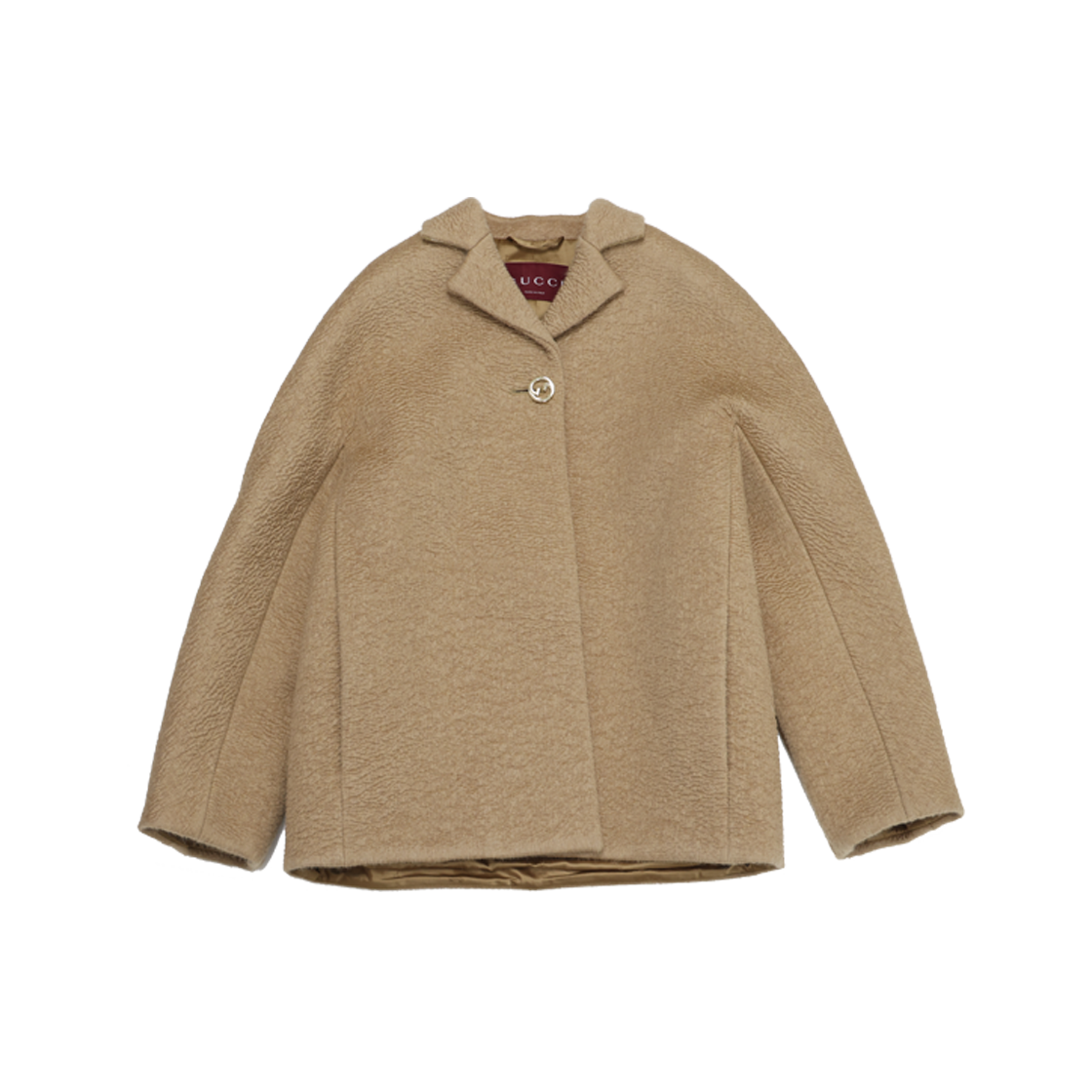 구찌 803858 울 브라운 코트(Gucci 803858 Wool Brown Coat) - 1