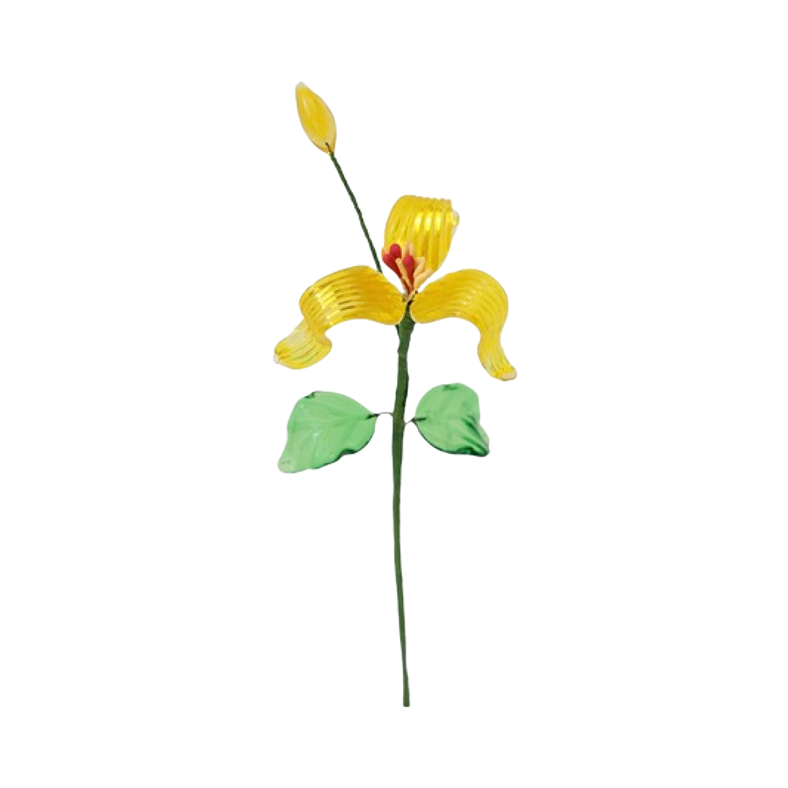 이노메싸 아티피셜 글라스 플라워 아이리스 옐로우 (26599)(INNOMETSA amabro ARTIFICAL GLASS FLOWER) - 1