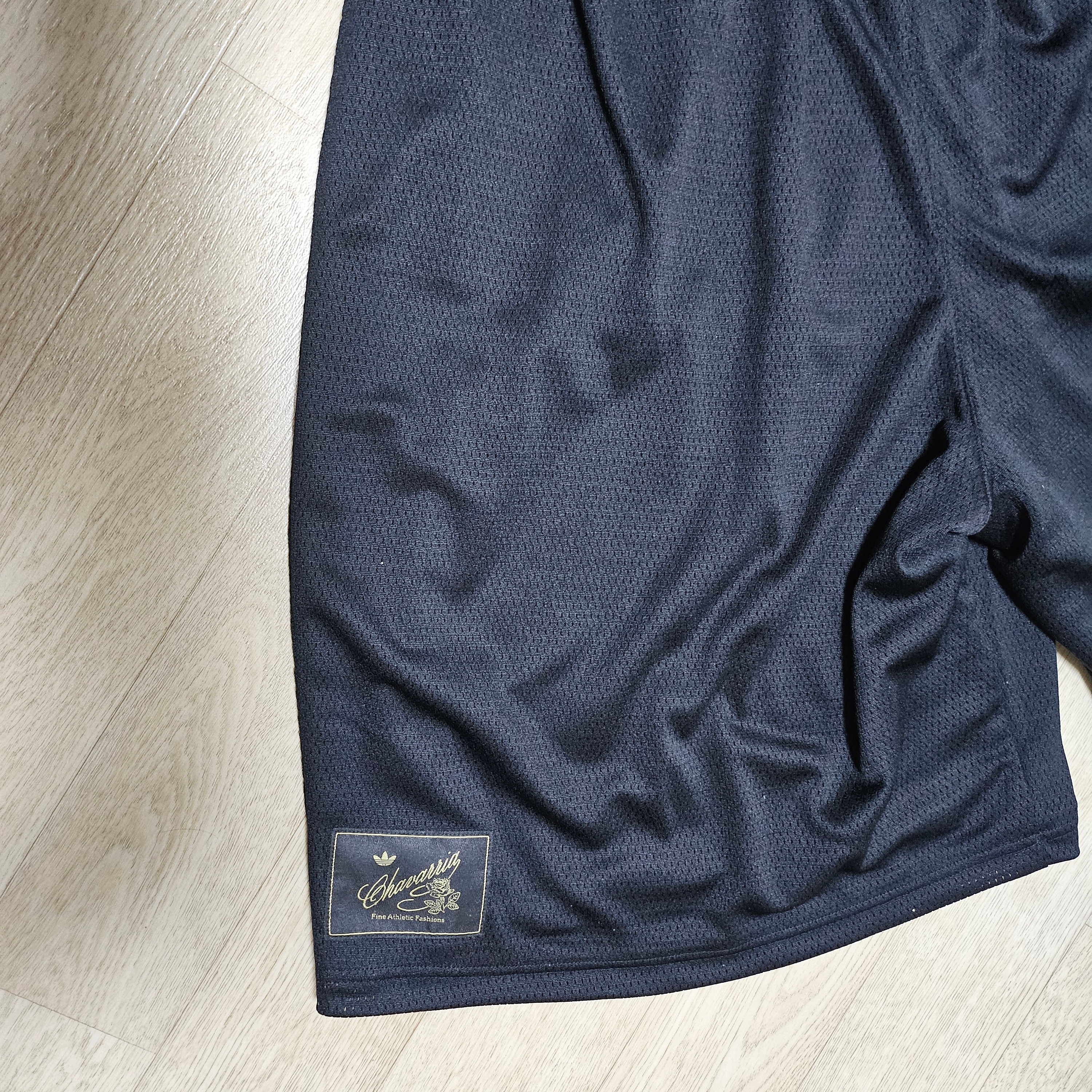 Adidas x Willy Chavarria Mesh Shorts Black - KR Sizing 착용 스타일 - 3