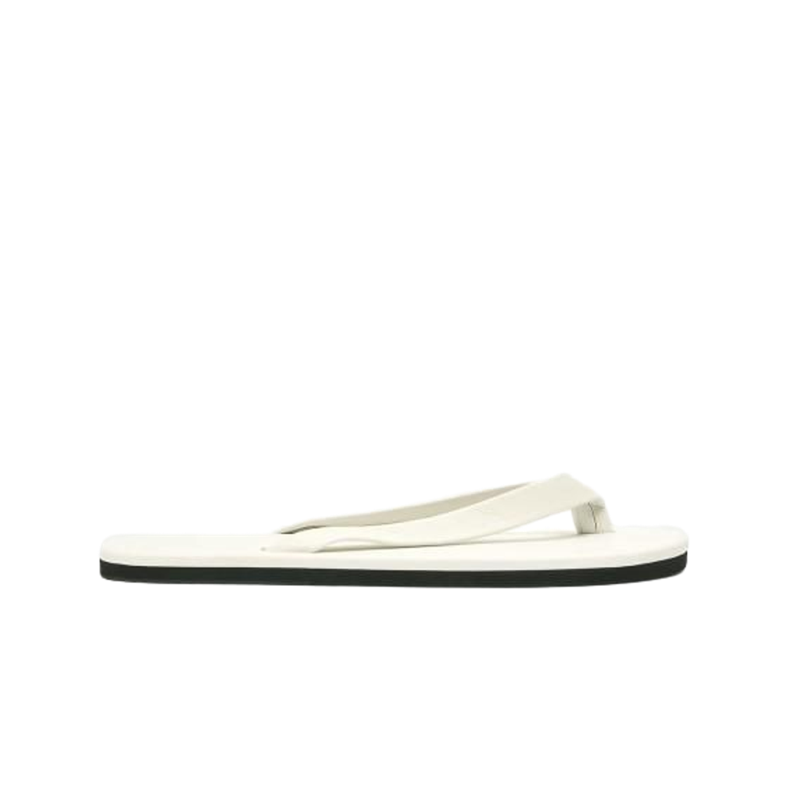 오라리 소프트 레더 플립 플랍 화이트(Auralee Soft Leather Flip-Flops White) - 1