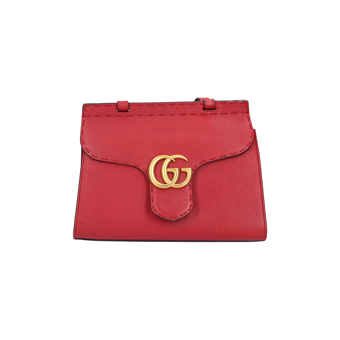 구찌 442622 마몬트 마틀라세 스몰 탑 핸들 숄더백 레드(Gucci 442622 Marmont Matelasse Small Top Handle Shoulder Bag Red) - 1