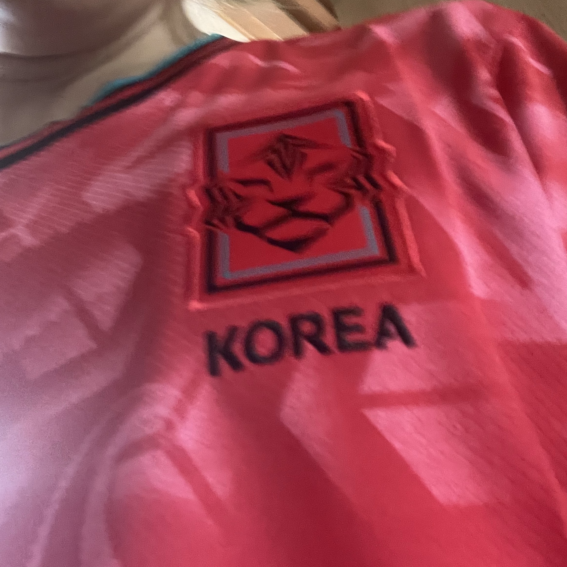 Nike Korea 2023/24 Dri-Fit Stadium Home Replica Jersey Black Global Red - Asia (Non Marking Ver.) 착용 스타일