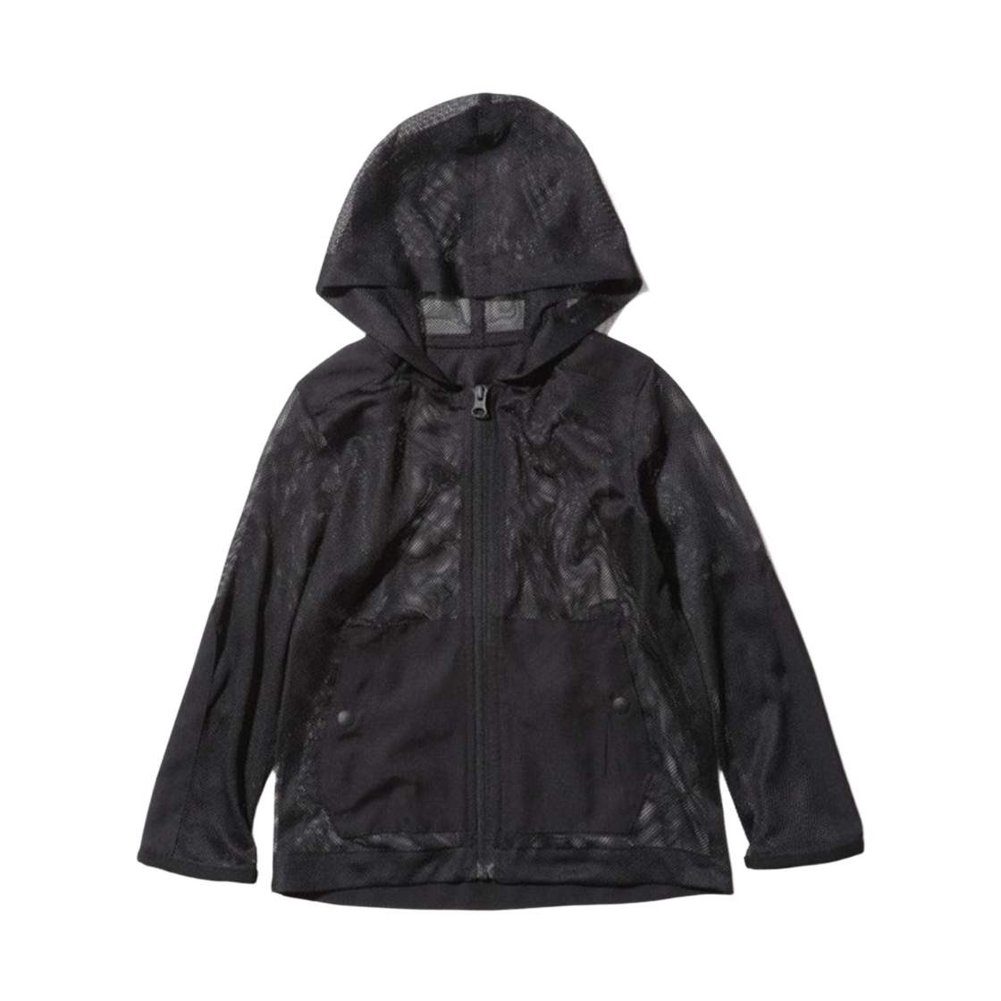 (키즈) 스노우 피크 인젝트 쉴드 메쉬 파카 블랙((Kids) Snow Peak Insect Shield Mesh Parka Black) - 1