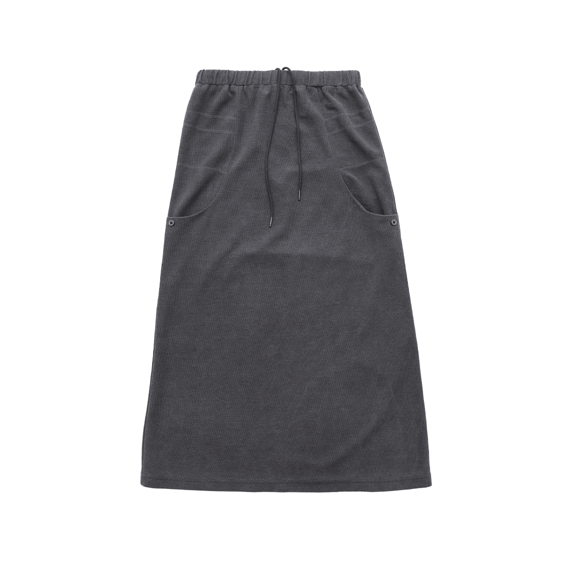 폴리테루 우먼 이지 스웨트 스커트 차콜(Polyteru Women Easy Sweat Skirt Charcoal)