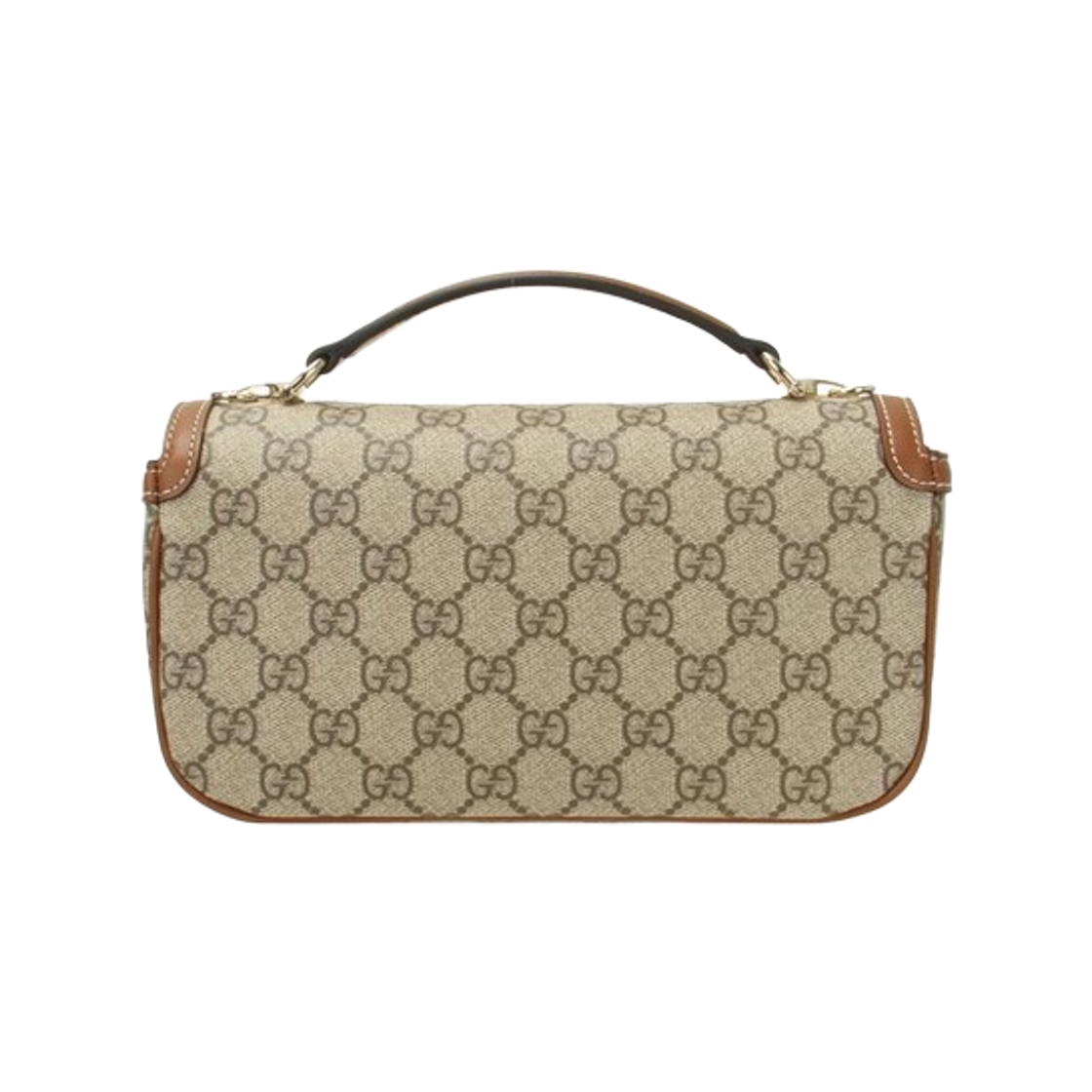 구찌 홀스빗 1955 스몰 탑 핸들백 베이지 브라운(Gucci Horsebit 1955 Small Top Handle Bag Beige Brown) - 2