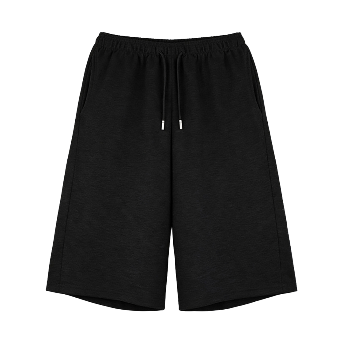 지크립 데일리 스트링 밴딩 버뮤다 스웻 쇼츠 반바지 블랙(GCLIP Daily String Elastic Bermuda Sweat Shorts Black)