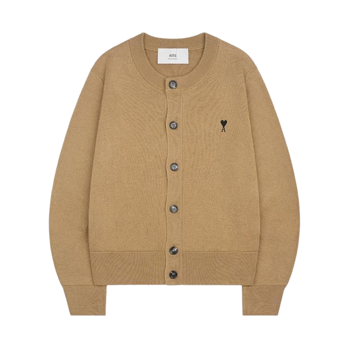 (W) 아미 가디건 카멜((W) AMI Cardigan Camel) - 1