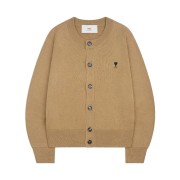 (W) AMI Cardigan Camel