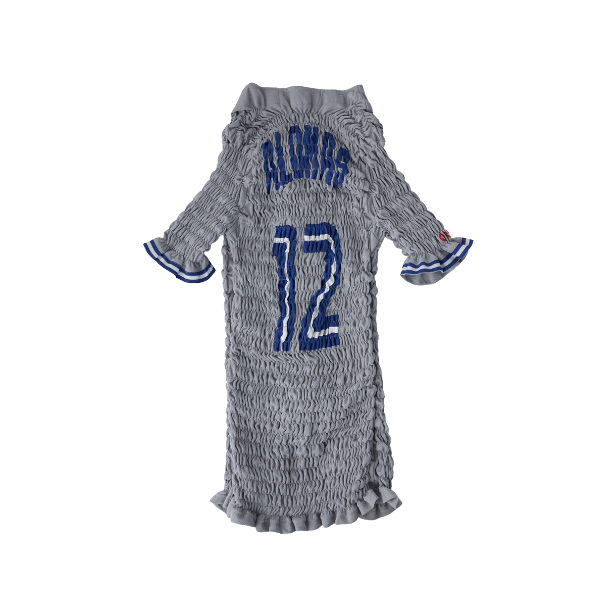 코너 아이브스 우먼 리컨스티튜티드 셔링 베이스볼 저지 멀티 - 26FW(Conner Ives Women Reconstituted Shirred Baseball Jersey Multi - 26FW) - 2