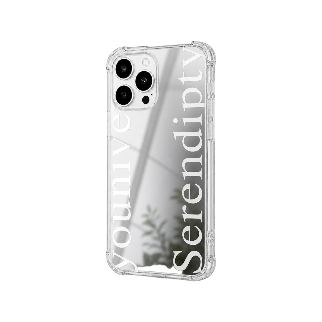 나인틴프라이데이 세렌디피티 레터링 미러 케이스 (그립톡 세트)(NINETEENFRIDAY Serendipty lettering mirror Case (Grip Tok Set)) - 2