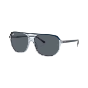 Ray-Ban Bill One Polished Blue On Transparent Blue Frame Blue Lense High Bridge Fit