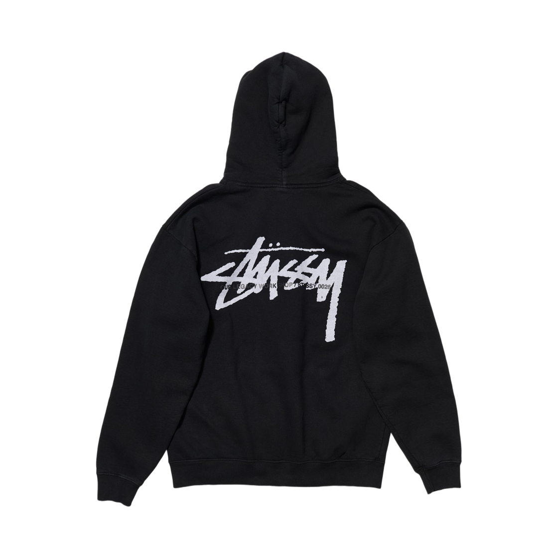 3923657 Stussy x Our Legacy Yin Yang Pig. Dyed Hood Overdyed Black