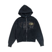 Stussy x Our Legacy Oval Zip Hoodie Over Dye