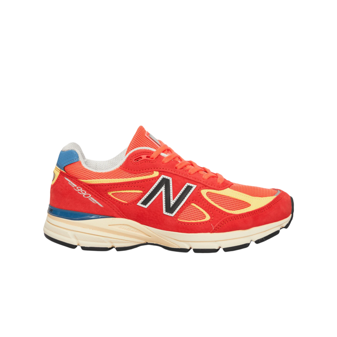 U99076B New Balance 990v4 Made in USA Urgent Red Maize
