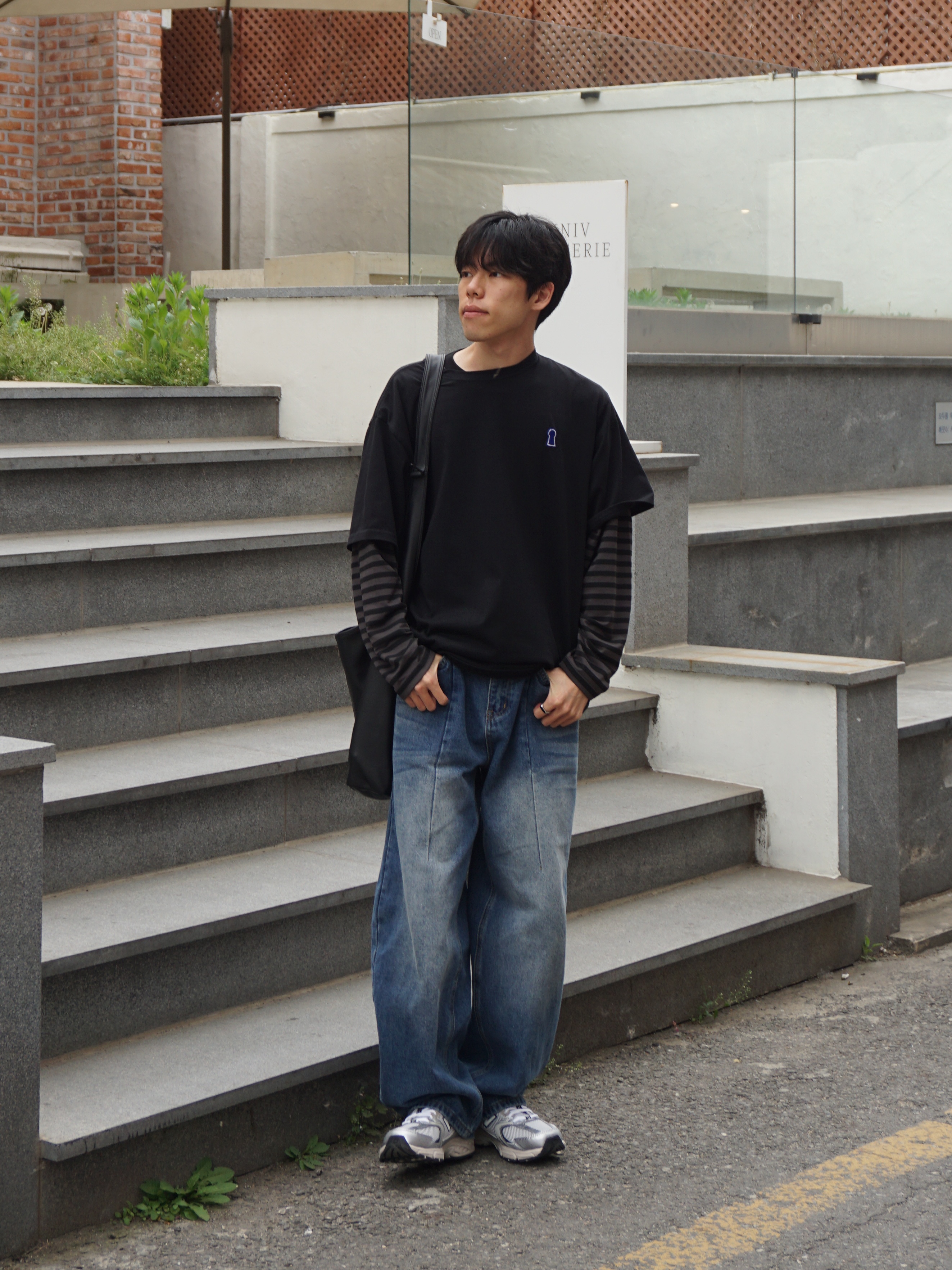 New Balance 530 Steel Grey 착용 스타일 - 4
