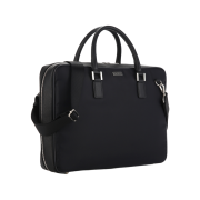PROXY.L Recycled Nylon Wide Open Briefcase Black