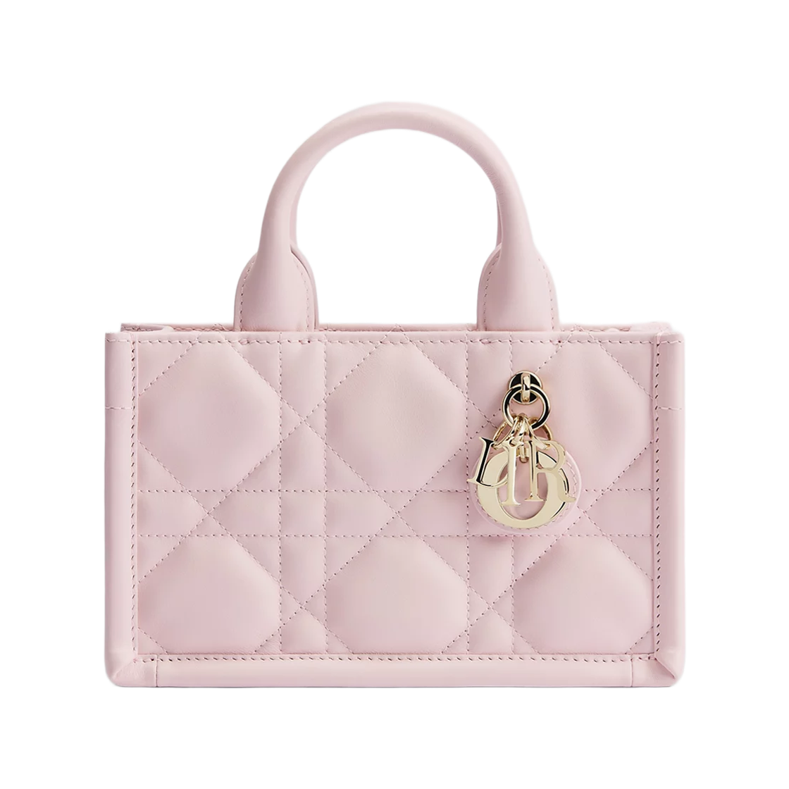 S5573OWHP-M29N Dior Book Tote Mini Macrocannage Calfskin Rose Tendre
