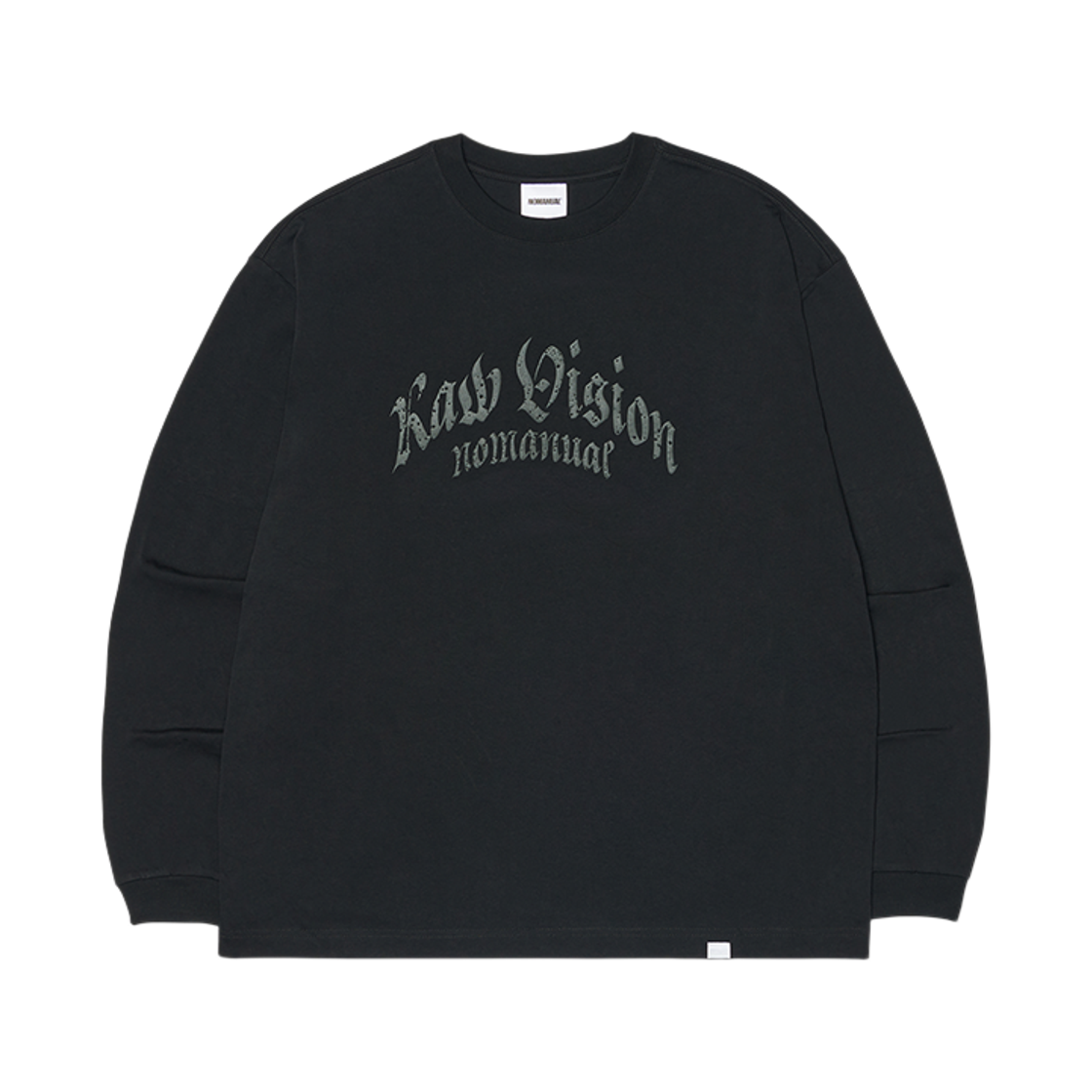 NMSS62LS01BLK NOMANUAL F.P Long Sleeve Tee Black
