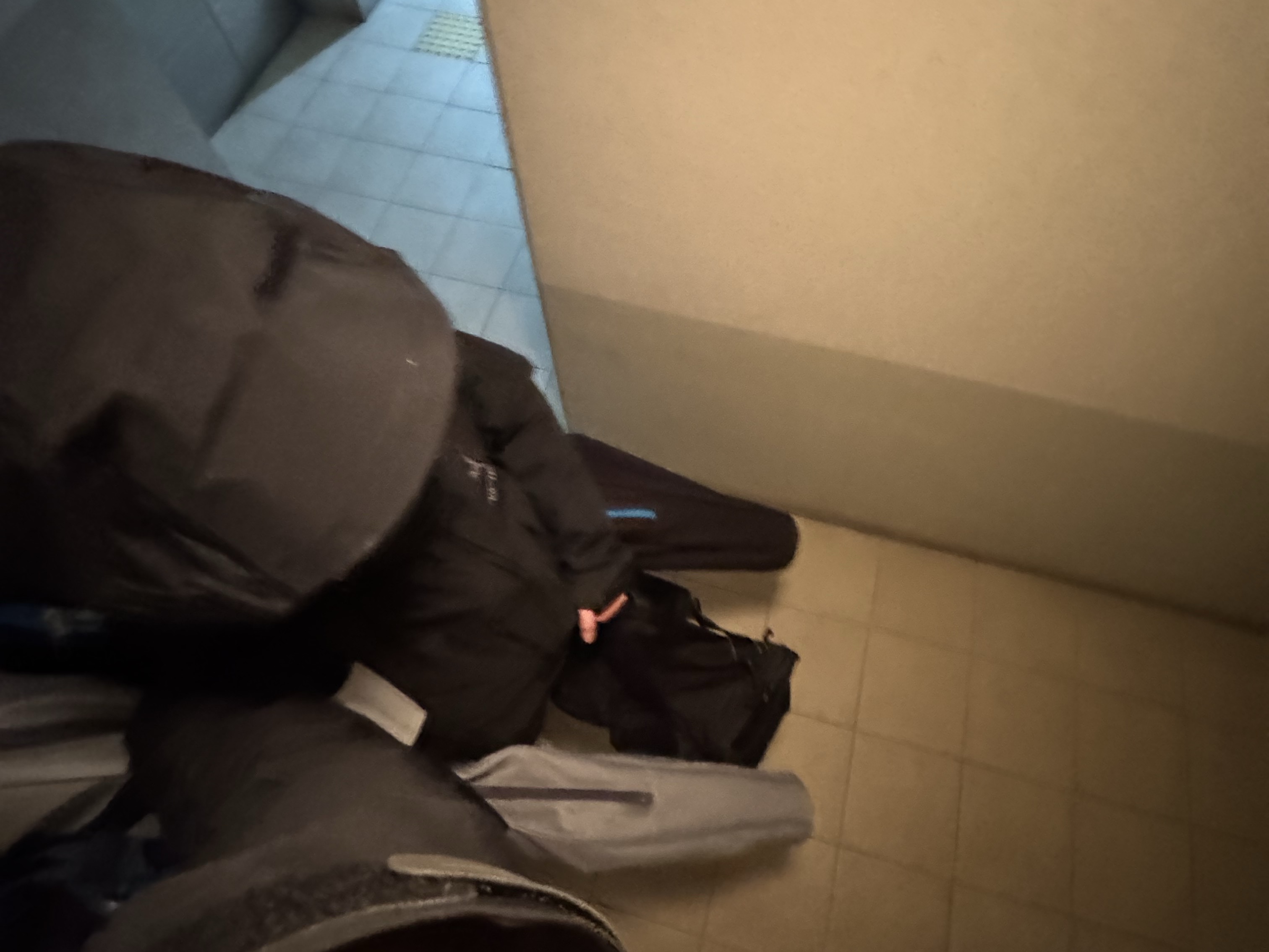 Arc'teryx Alpha SV Jacket Black, Montbell Superior Down Parka Black 착용 스타일 - 1