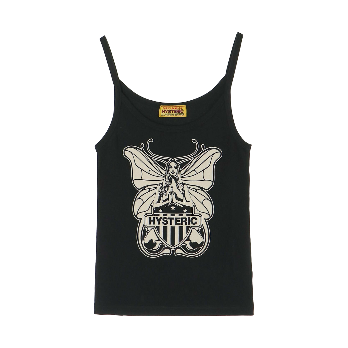 01261CR09 (W) Hysteric Glamour Levitated Girl Camisole Black