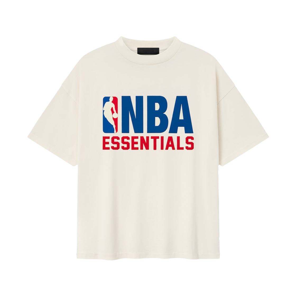 에센셜 x NBA 90s 티셔츠 크림 화이트 - 25FW