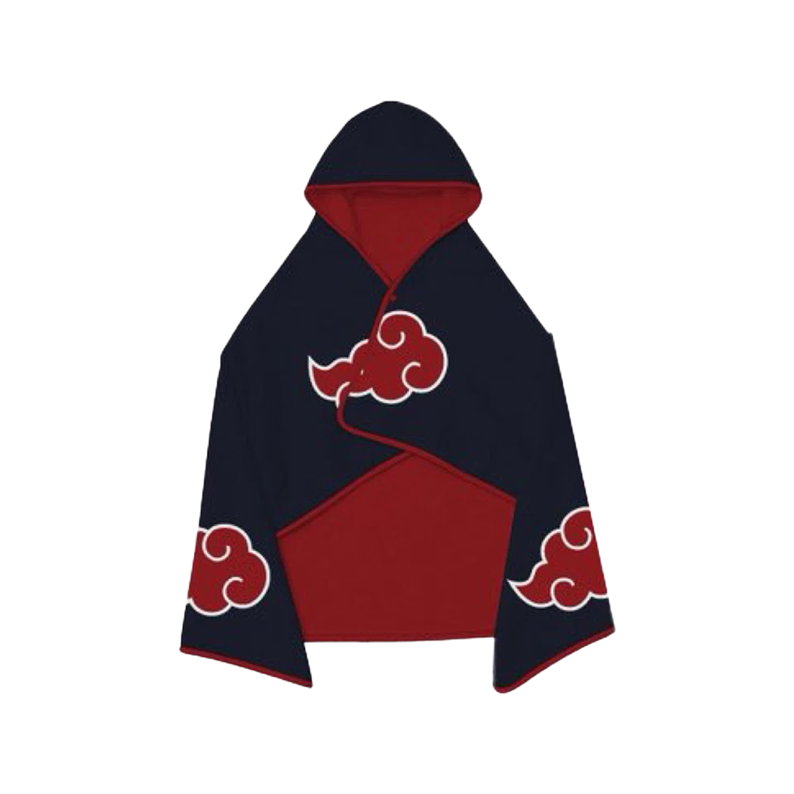 스파오 x 나루토 후드 담요 블랙(Spao x Naruto Hooded Blanket Black) - 1