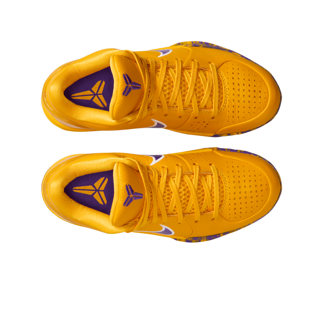 (GS) 나이키 코비 4 드래프트 팩 유니버시티 골드 앤 피어스 퍼플((GS) Nike Kobe 4 Draft Pack University Gold and Fierce Purple) - 2