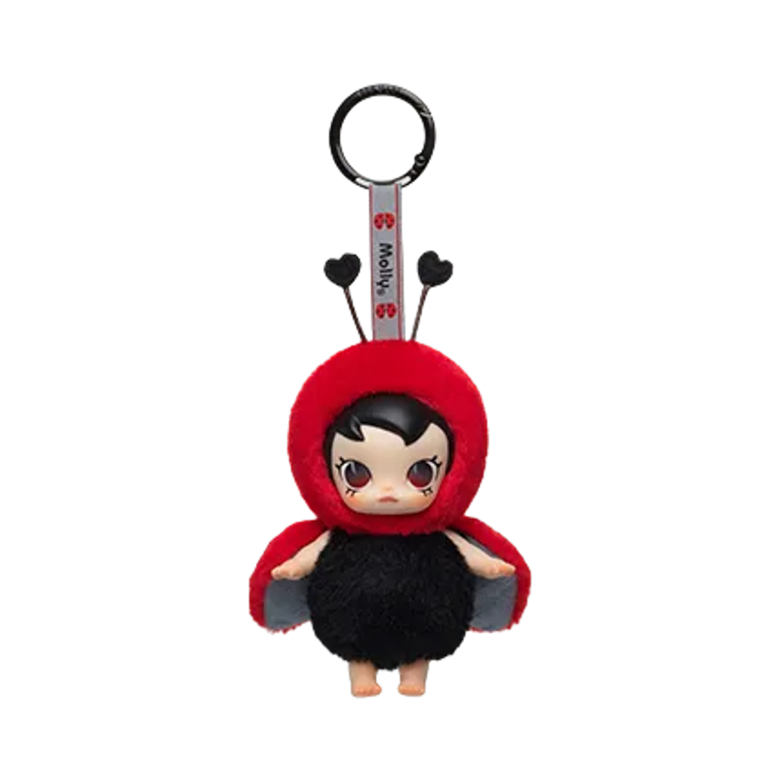 - Pop Mart Baby Molly Buggy Roam Series Vinyl Plush Pendant Strolling Ladybug (Opened Box)