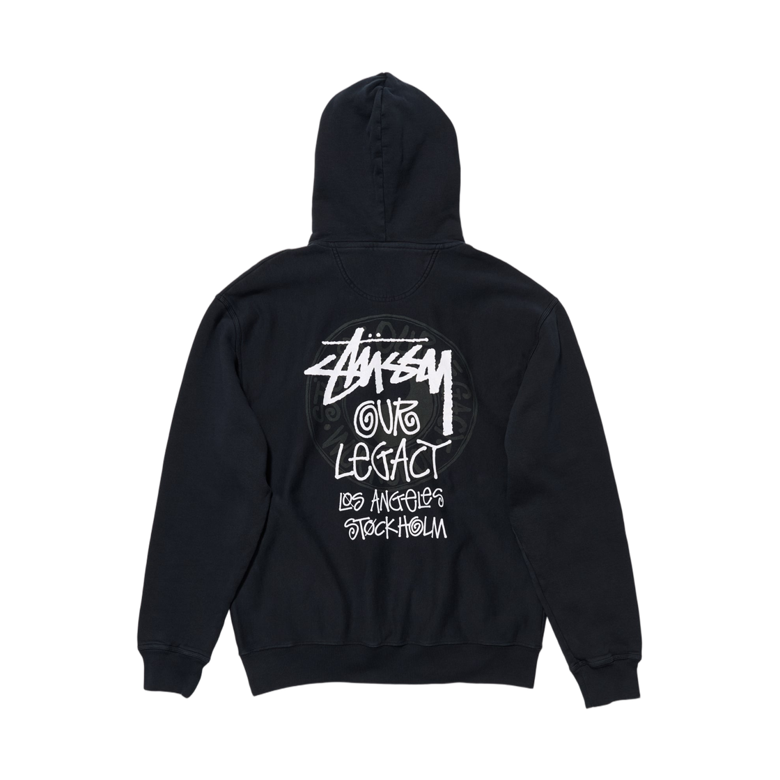 3923960 Stussy x Our Legacy Buana Pig. Dyed HoodPeach Overdyed Black