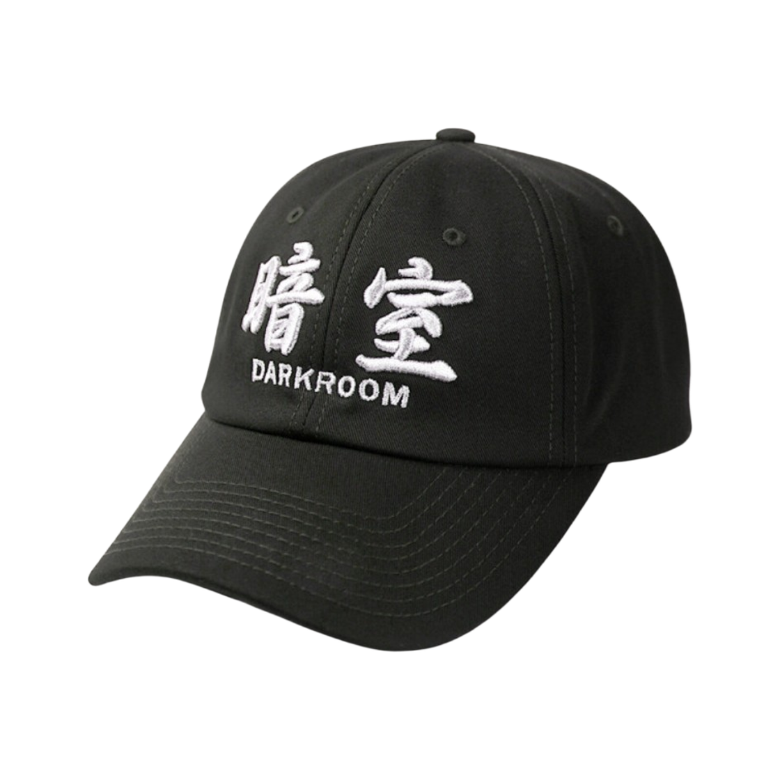 다크룸 스튜디오 베이직 로고 햇 블랙 실버(Darkr8m Studio Basic Logo Hat Black Silver) - 2