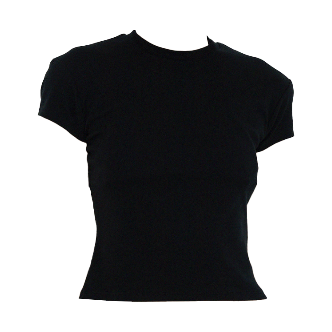(W) 이니어 262 라이트웨이트 베이비 티셔츠 블랙((W) Innir 262 Lightweight Baby T-Shirt Black)