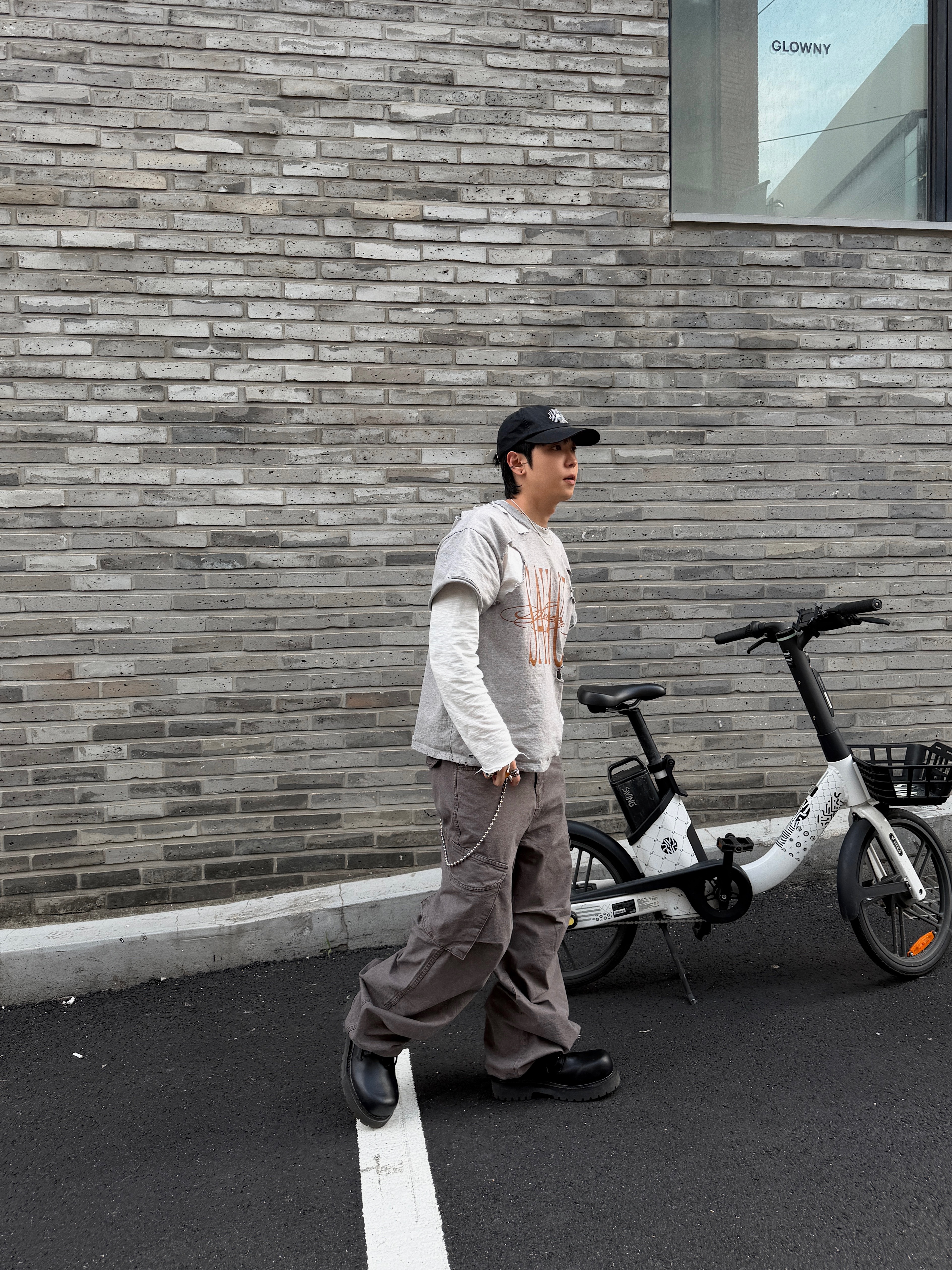 LOSTGARDEN Phantom, MJD Washed Ripstop Cargo Pants Sweet Potato 착용 스타일 - 1