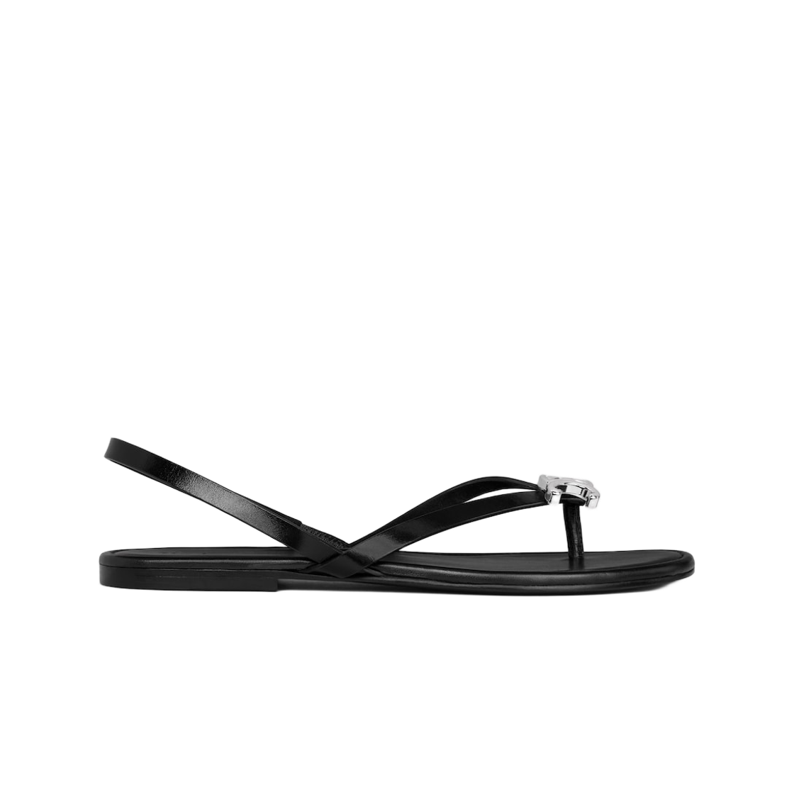 367285266C-38NO (W) Celine Biki Sandal in Calfskin Black