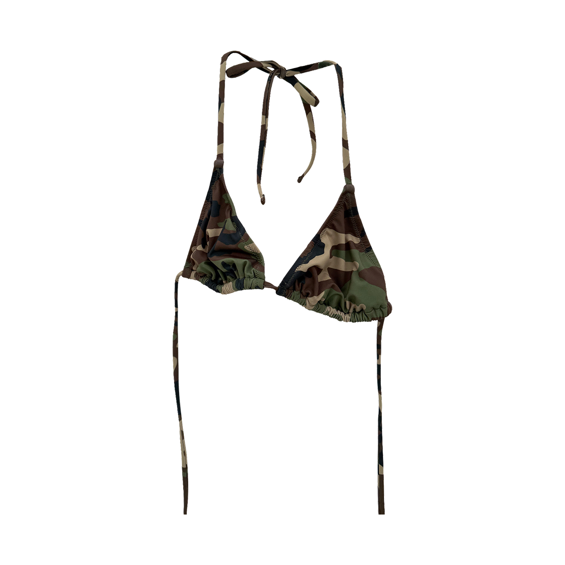 (W) 이니어 262 카모 비키니 탑 우드랜드((W) Innir 262 Camo Bikini Top Woodland)