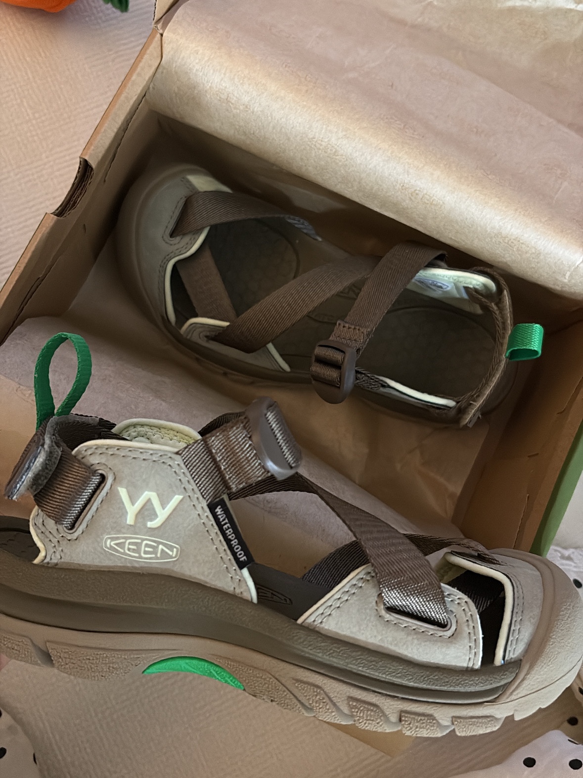 Keen x Open Yy Zerraport II Sandal Seneca Rock 착용 스타일 - 1