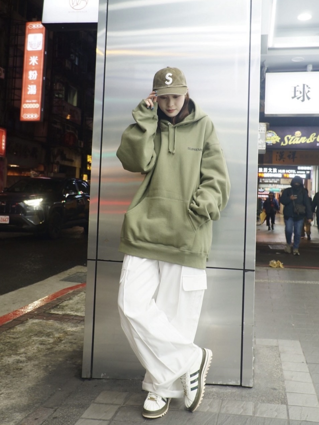 Adidas x BAPE x Edison Chen Clot Superstar Off White Branch 착용 스타일 - 2