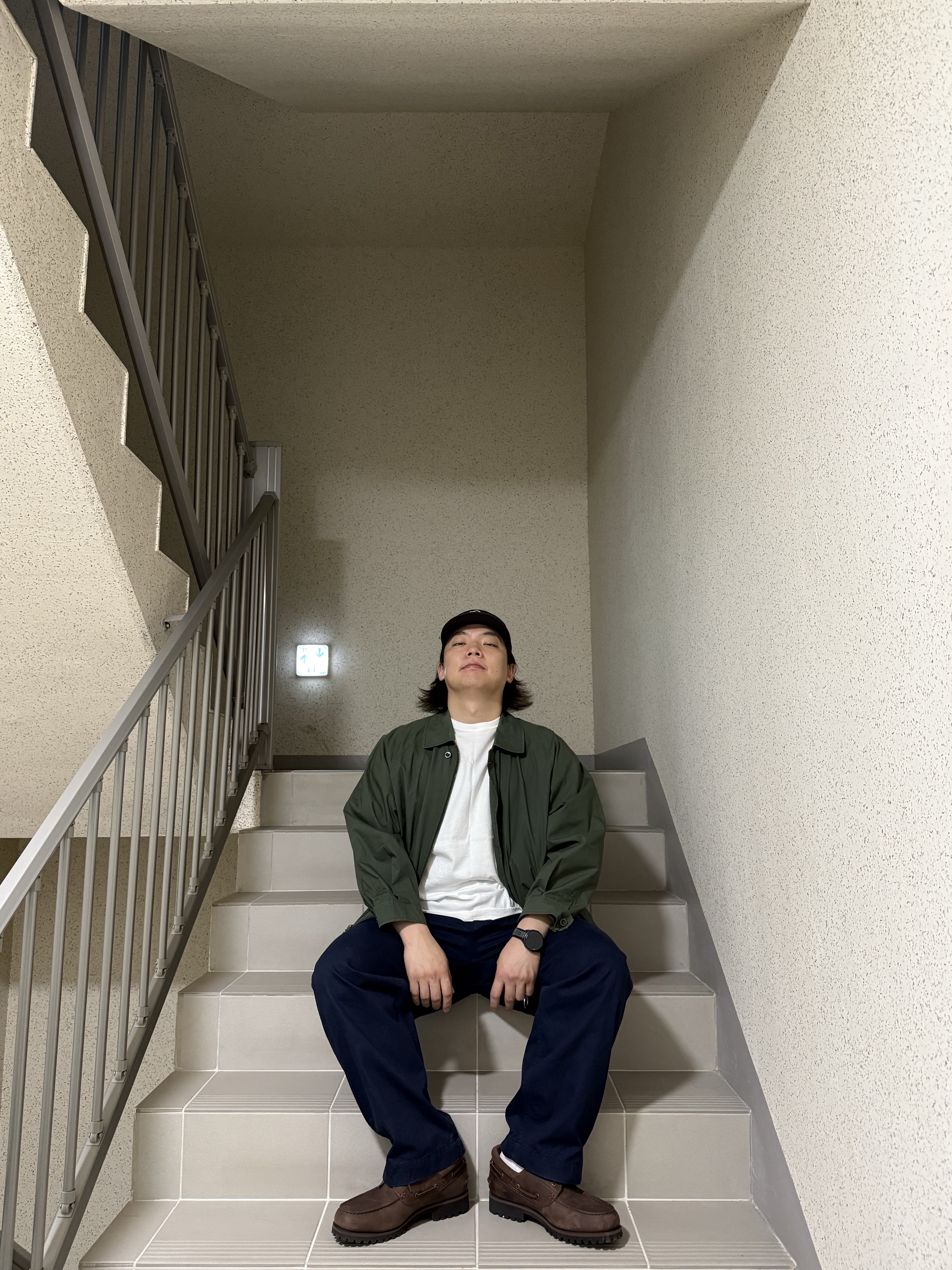 Timberland x Thisisneverthat 3-Eye Authentic Boat Shoes Brown - Wide 착용 스타일 - 7