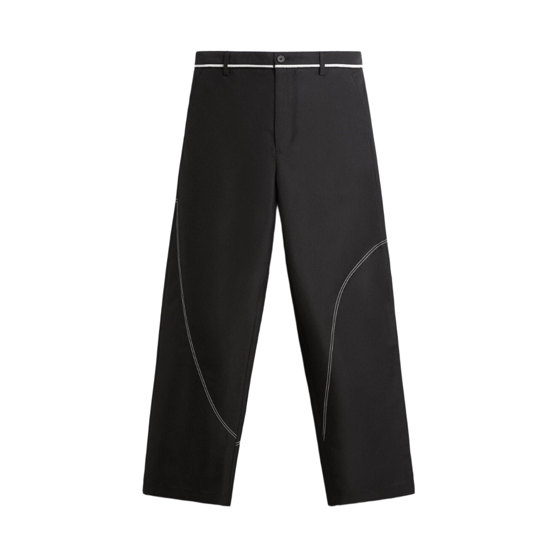 6541/918/800 Zara Contrast Stitch Pants Black