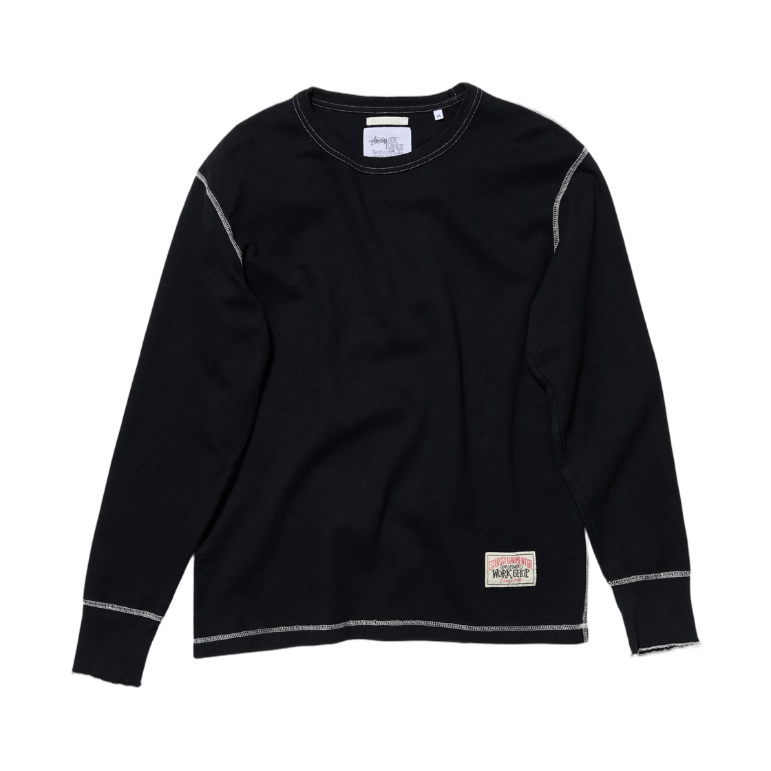 스투시 x 아워레가시 써멀 롱슬리브 크림 오버다이드 블랙(Stussy x Our Legacy Thermal Longsleeve Cream Overdyed Black) - 2